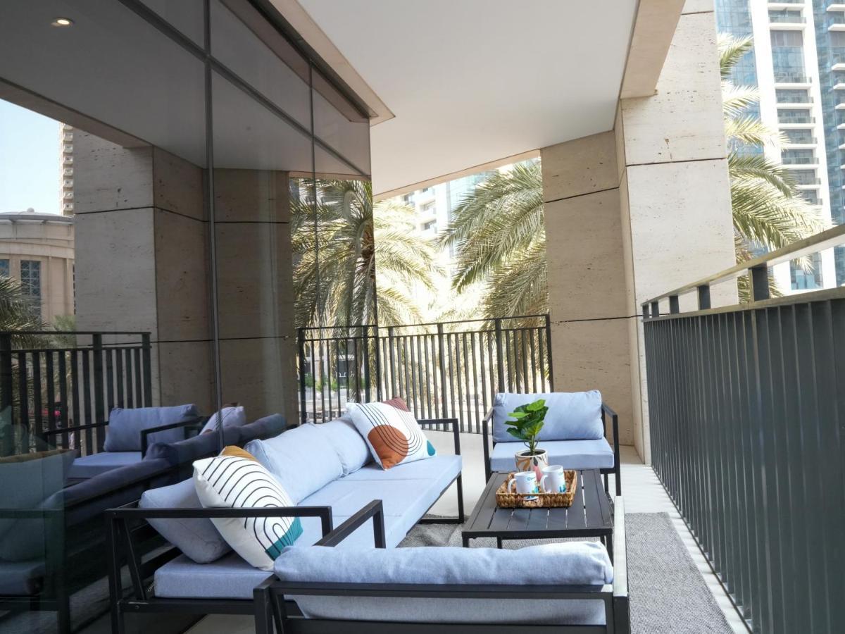 Higuests - Elegant Apt With Terrace Minutes From Burj Khalifa 迪拜 外观 照片