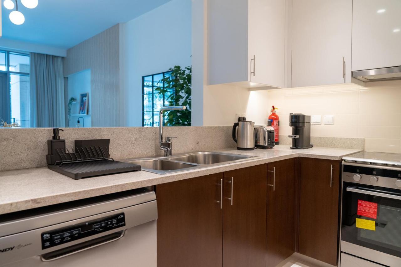 Higuests - Elegant Apt With Terrace Minutes From Burj Khalifa 迪拜 外观 照片